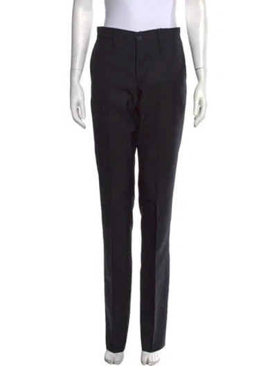 Pre-owned Bottega Veneta Wool Straight Leg Pants W/ Tags In Black