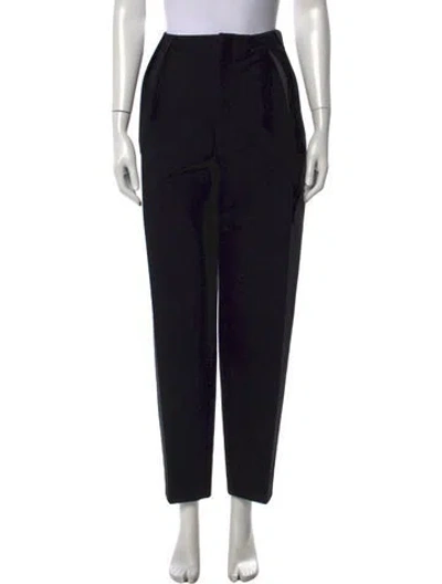 Pre-owned Bottega Veneta Wool Straight Leg Pants W/ Tags In Black