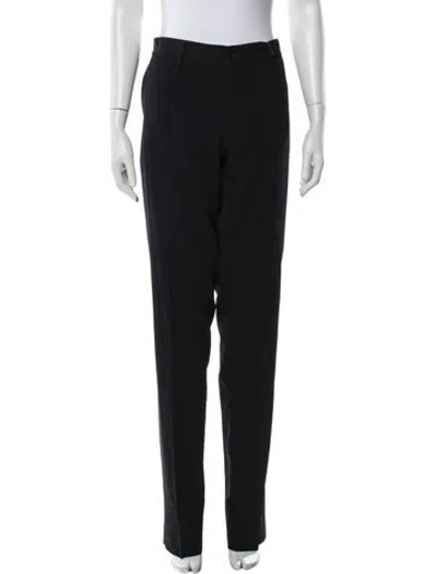Pre-owned Bottega Veneta Wool Straight Leg Pants W/ Tags In Black