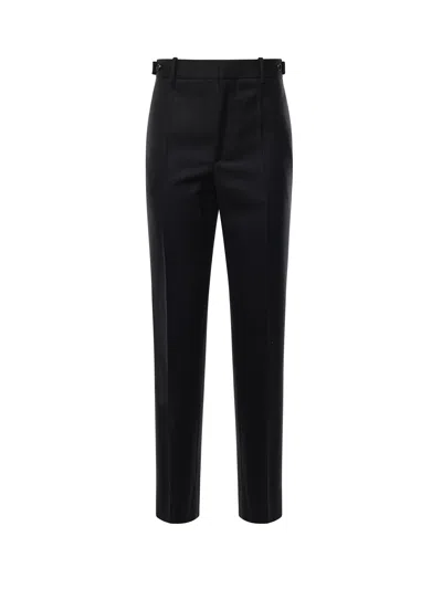 Bottega Veneta Wool Striped Pants In Black