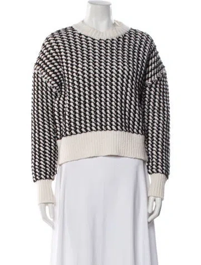 Pre-owned Bottega Veneta Wool Striped Sweater In Neutral