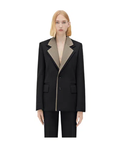 BOTTEGA VENETA BOTTEGA VENETA CURVED SLEEVED JACKET