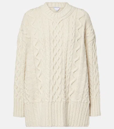 Bottega Veneta Wool Sweater In Beige