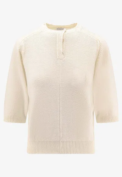 Bottega Veneta Wool Sweater In Neutral