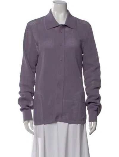 Pre-owned Bottega Veneta Wool Sweater In Purple