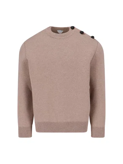 Bottega Veneta Wool Sweater In Brown