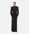 Bottega Veneta Wool Tailored Jumper In Dark Grey Melange