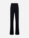 Bottega Veneta Wool Tailored Trousers In Black