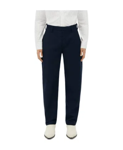Bottega Veneta Wool Tapered Casual Pants In Black