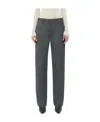 Bottega Veneta Wool Tapered Casual Pants In Black