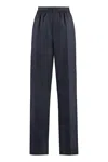 Bottega Veneta Trousers Wool Striped Motif In Blue