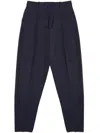 Bottega Veneta High-waisted Blue Wool Trousers With Belt Loops