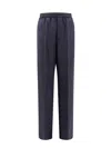 Bottega Veneta Wool Trousers In Blue