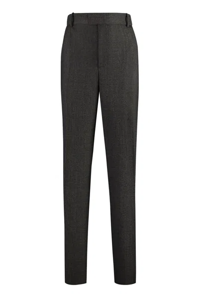 Bottega Veneta Wool Trousers In Brown