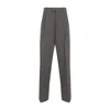 Bottega Veneta Wool Trousers In Gray