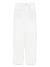 Bottega Veneta Denim Wide Leg Trousers Clothing In Neutrals