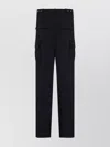 Bottega Veneta Wool Trousers With Belt Loops And Cargo Pockets