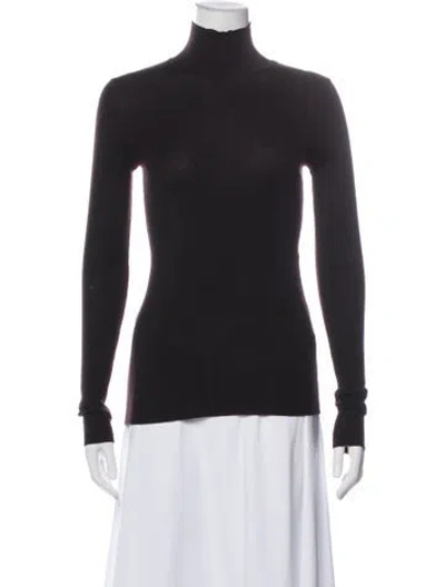 Pre-owned Bottega Veneta Wool Turtleneck Sweater In Brown