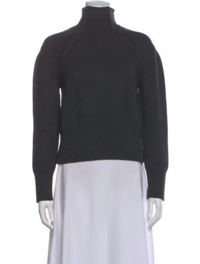 Pre-owned Bottega Veneta Wool Turtleneck Sweater In Gray
