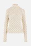 Bottega Veneta Wool Turtleneck Sweater In Green