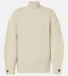 Bottega Veneta Wool Turtleneck Sweater In White