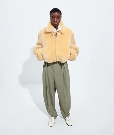 Bottega Veneta Bottega  Veneta Wool Twill Pants In Green