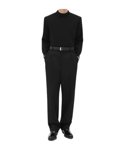 BOTTEGA VENETA BOTTEGA VENETA PLEATED STRAIGHT LEG TROUSERS