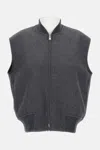 Bottega Veneta Sleeveless Vest In Gray