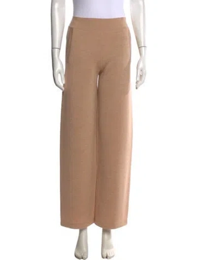 Pre-owned Bottega Veneta Wool Wide Leg Pants In Neutrals