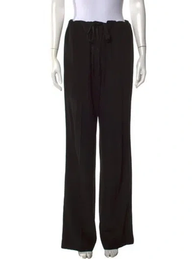 Pre-owned Bottega Veneta Wool Wide Leg Pants W/ Tags In Black