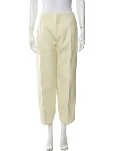 Pre-owned Bottega Veneta Wool Wide Leg Pants W/ Tags In Blue
