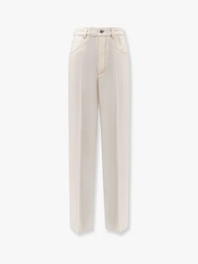 BOTTEGA VENETA WOOL WIDE LEG TROUSER