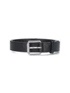Bottega Veneta Woven Belt In Black