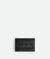 Bottega Veneta Braided Card Holder Accessories In Black