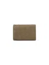 Bottega Veneta Woven Business Card Holder In Green