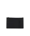 Bottega Veneta Black Card-holder With Intreccio Motif In Leather Man In Black