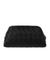 Bottega Veneta Woven Clutch In Black