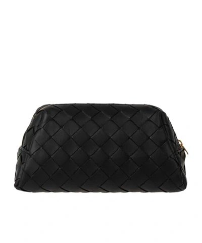 Bottega Veneta Woven Clutch In Black