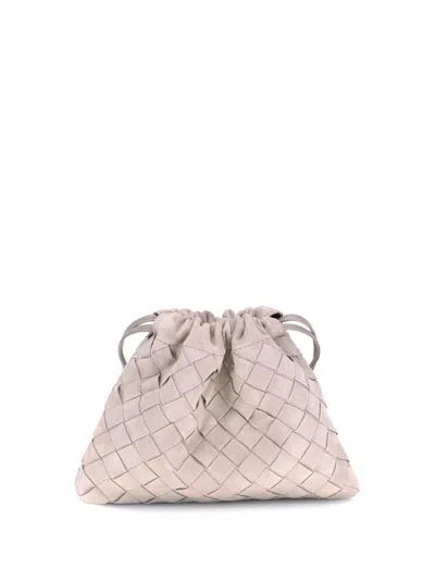 Bottega Veneta Woven Clutch In Brown