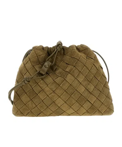 Bottega Veneta Woven Clutch In Brown