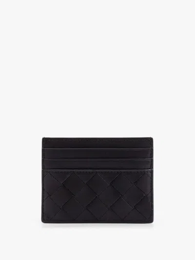 Bottega Veneta Woven Credit Card Holder In White