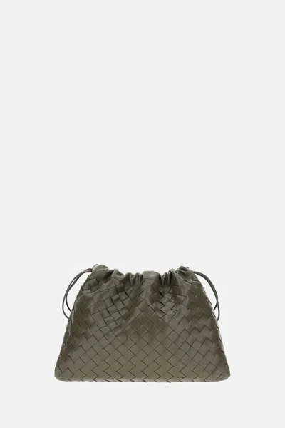 Bottega Veneta Woven Dustbag In Green