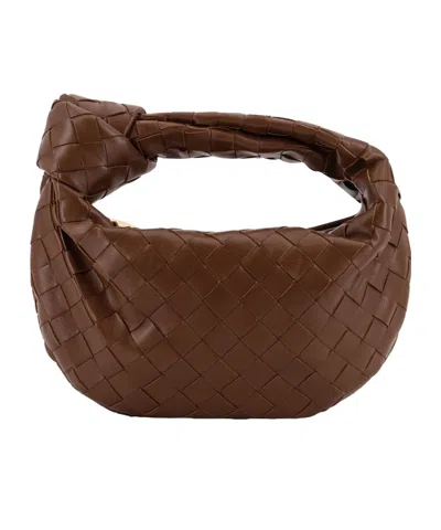 Bottega Veneta Woven Handbag In Brown