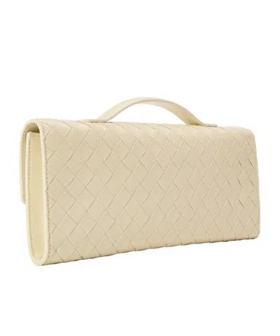 Bottega Veneta Woven Handbag In Nude