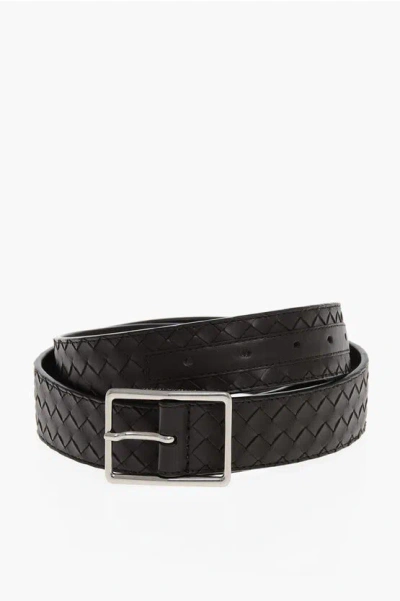 Bottega Veneta Woven Leather Belt 35mm