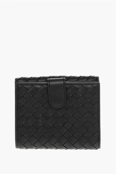 Bottega Veneta Woven Leather Bifold Wallet Grösse Unica