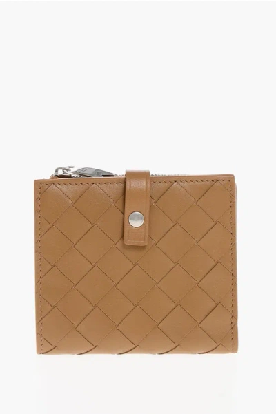 Bottega Veneta Woven Leather Bifold Wallet Grösse Unica