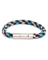 Bottega Veneta Woven Leather Bracelet In White