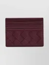 Bottega Veneta Barolo Color Card Holder In Intrecciato