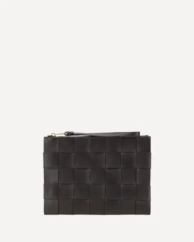 Bottega Veneta Woven Leather Pouch Bag